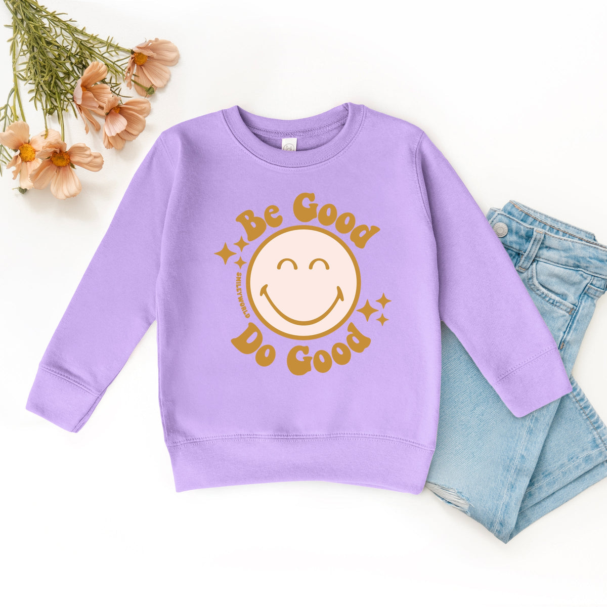 SmileyWorld Be Good Do Good Smiley Face - Toddler Graphic Sweatshirt