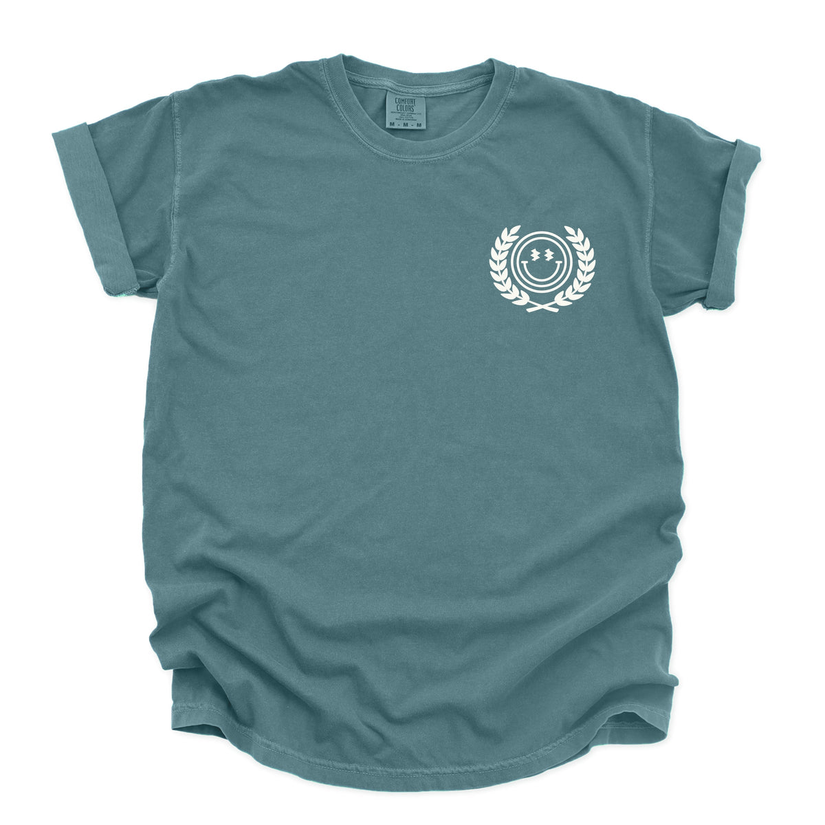 S.W.Smiley Endless Vacation Front And Back - Women's Garment Dyed Graphic T-Shirt