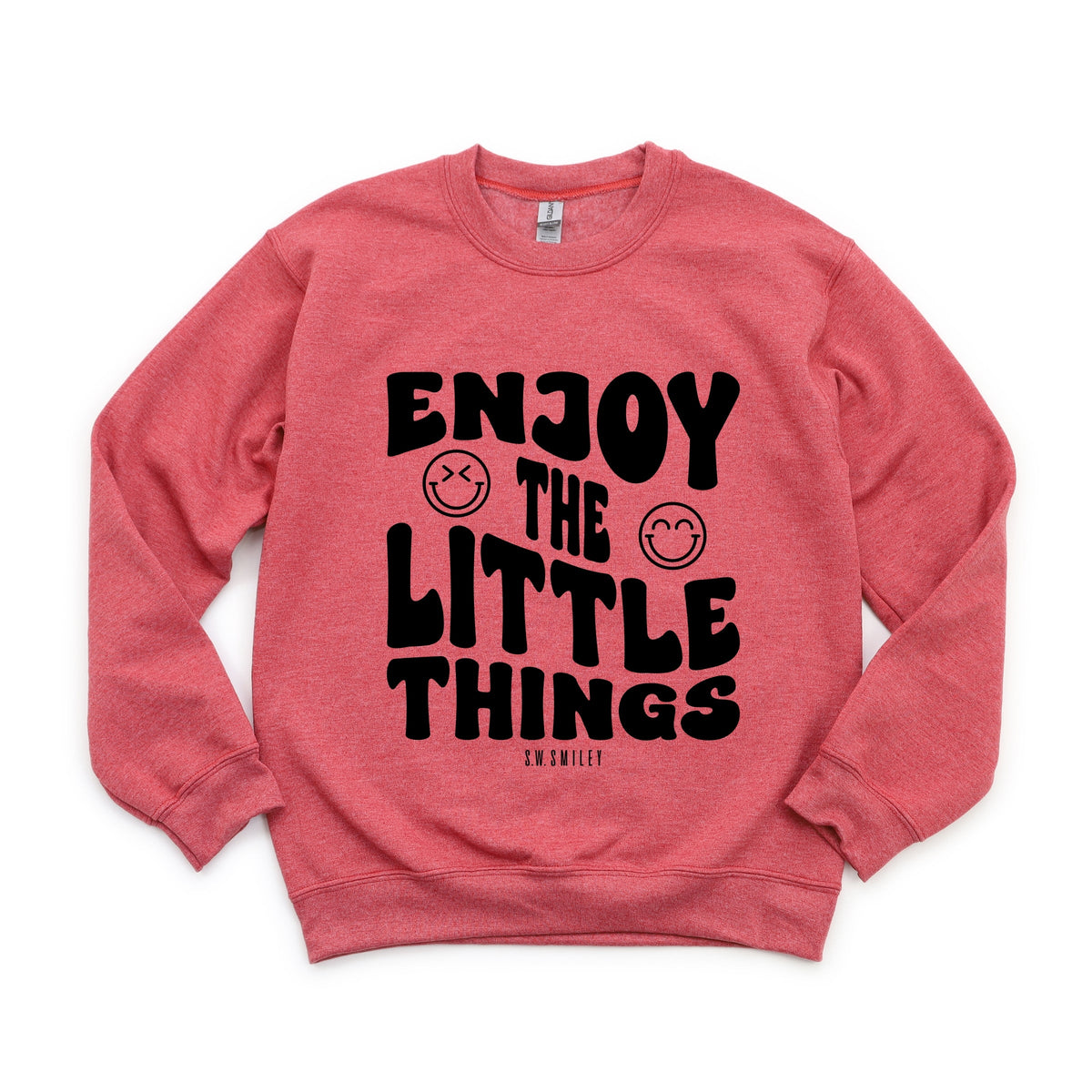 S.W.Smiley Enjoy The Little Things - Women's Graphic Sweatshirt