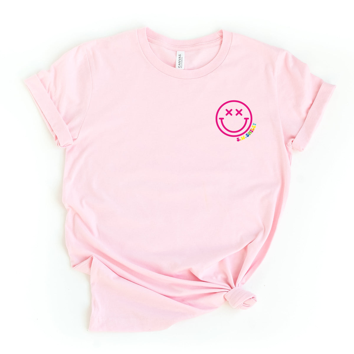 S.W.Smiley Simple Wink Bold - Women's Short Sleeve Graphic T-Shirt
