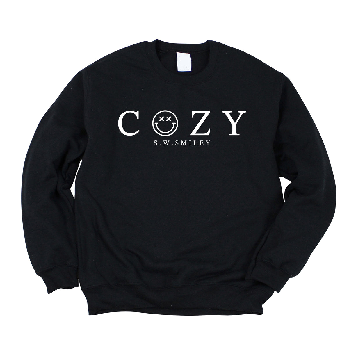 S.W.Smiley Cozy Outline - Women's Graphic Sweatshirt