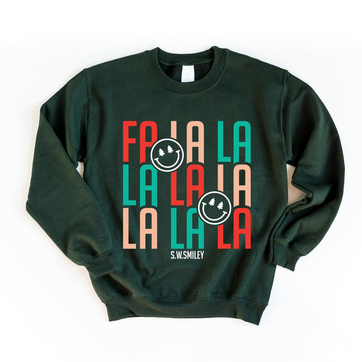 S.W.Smiley Fa La La -  Womens Sweatshirt