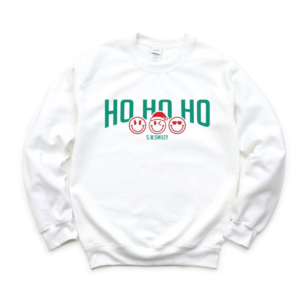 S.W.Smiley Varsity Ho Ho Ho -  Womens Sweatshirt