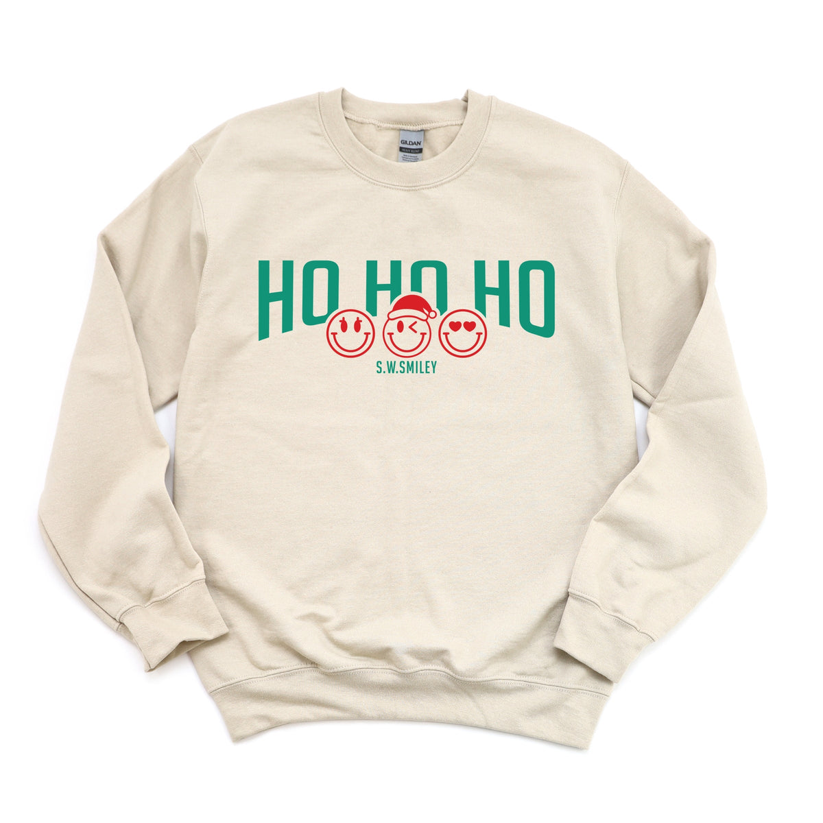 S.W.Smiley Varsity Ho Ho Ho -  Womens Sweatshirt