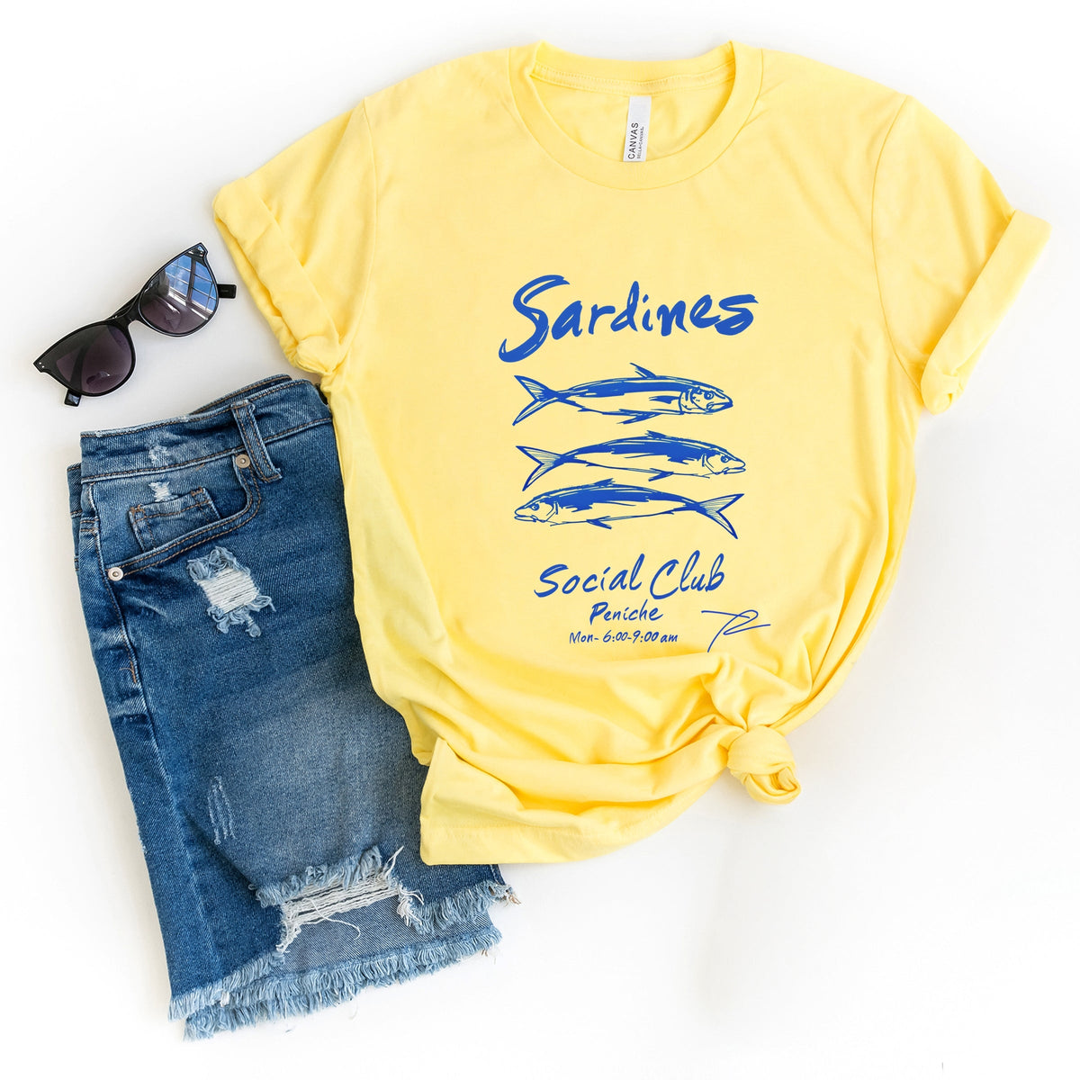 Sardines Social Club - Short Sleeve Tee