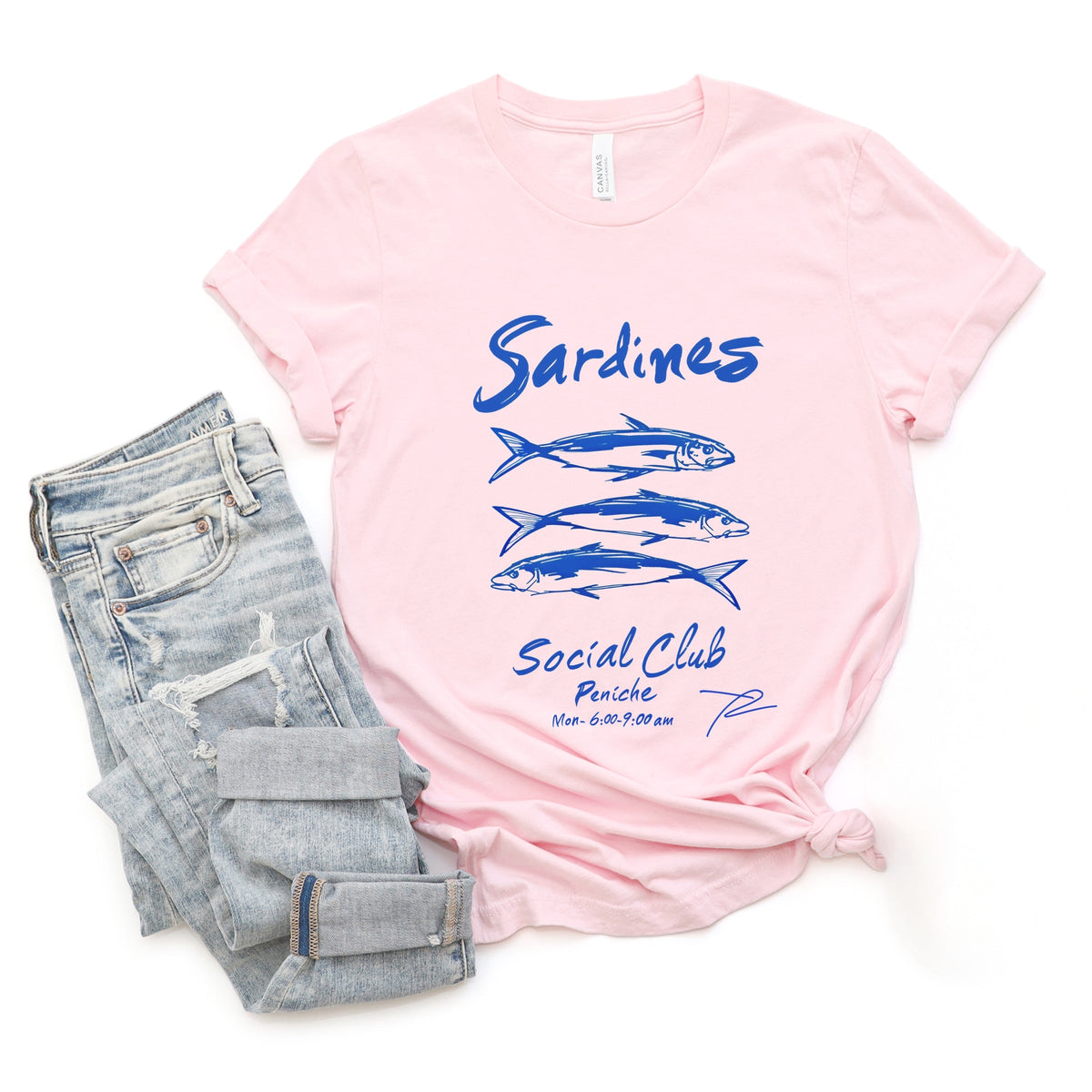 Sardines Social Club - Short Sleeve Tee