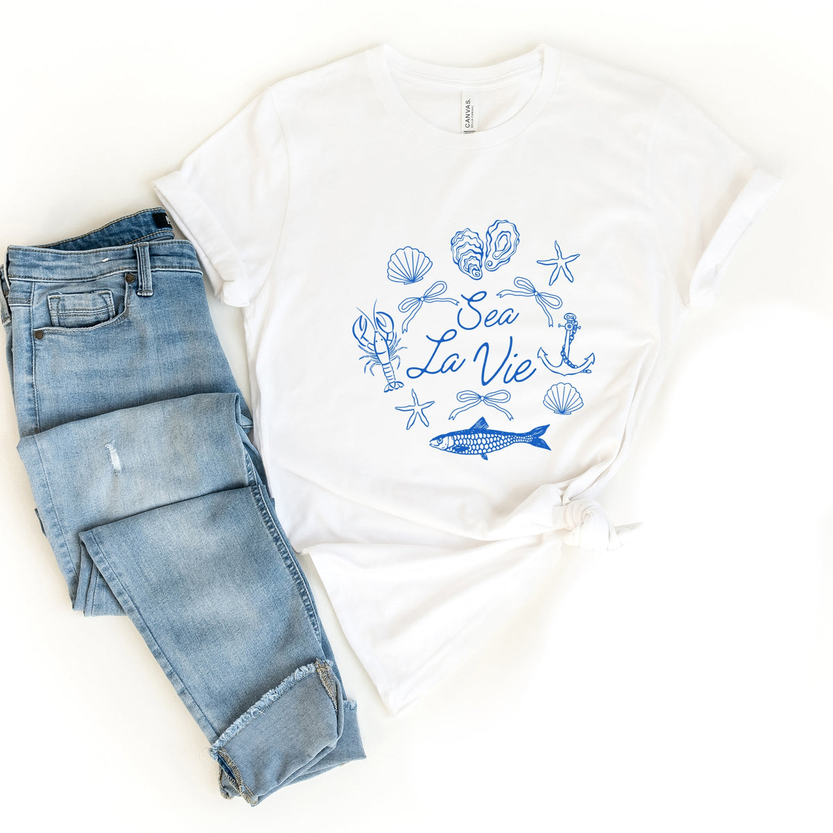 Sea La Vie Collage - Women's Short Sleeve Tee