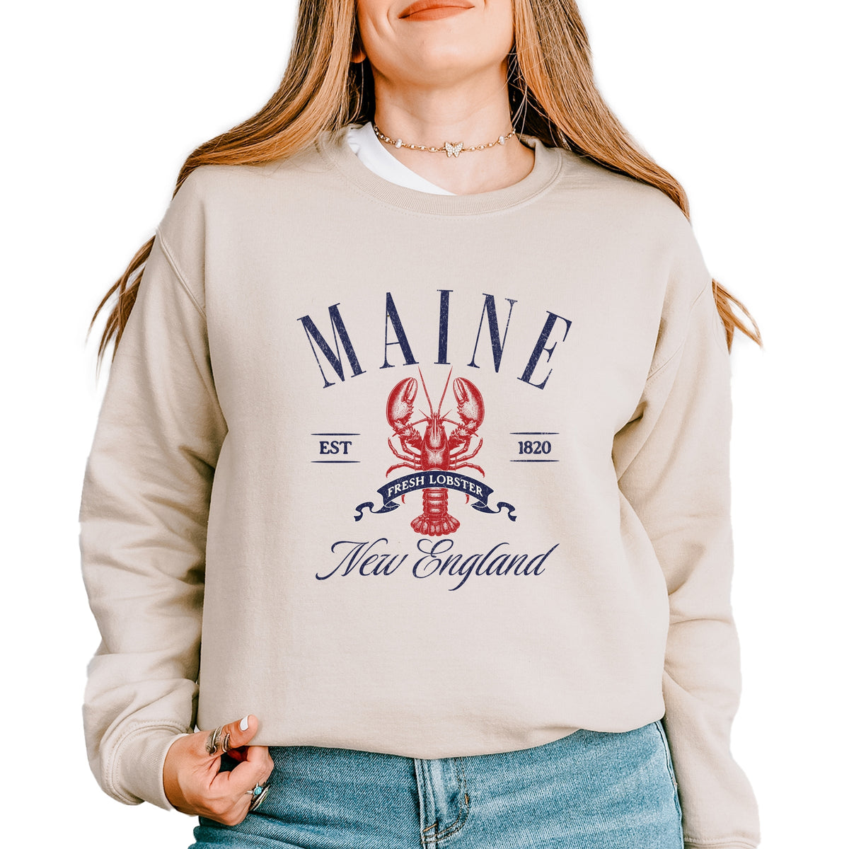 Maine New England - Women's Sweatshirt