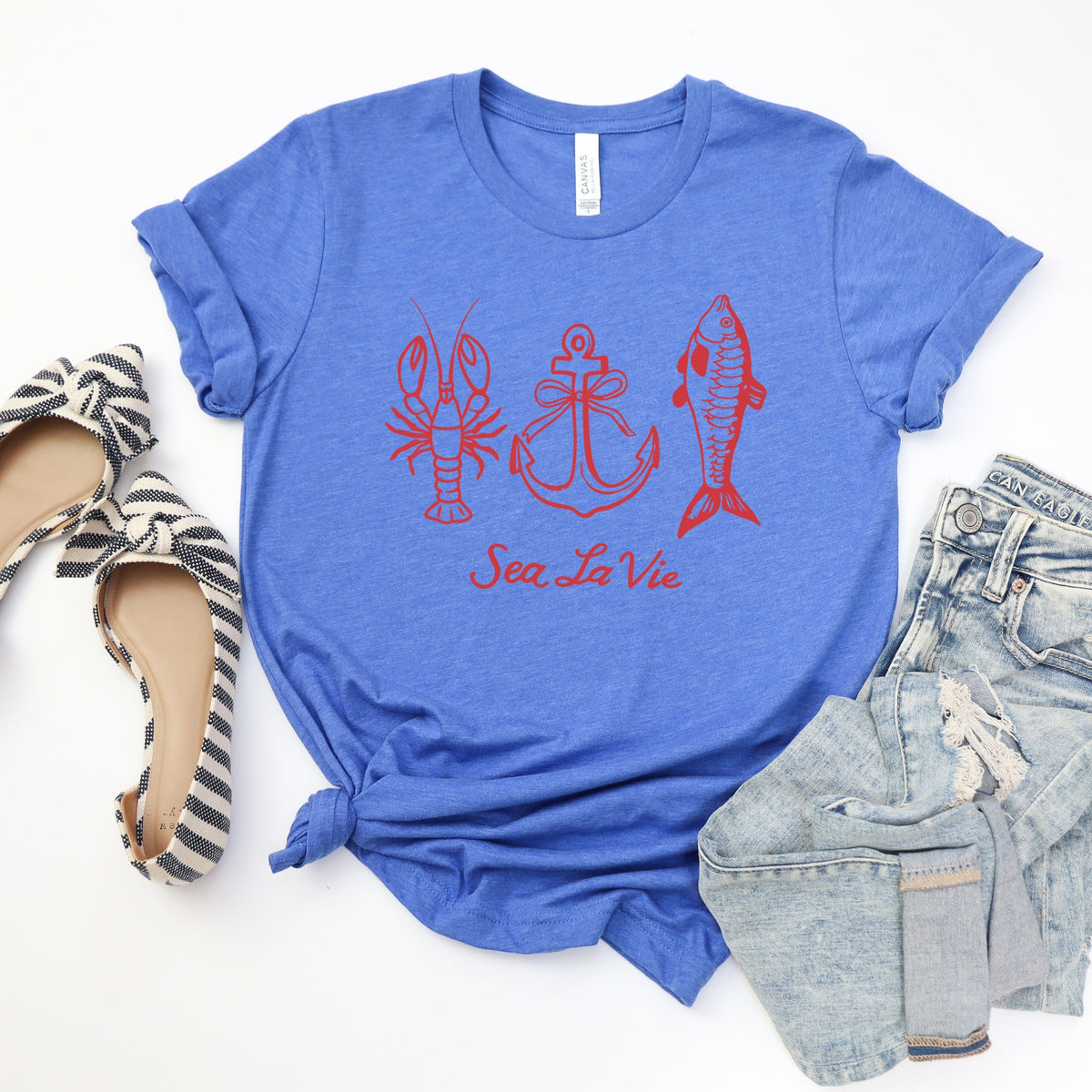 Sea La Vie 3 Across - Women's Short Sleeve Tee