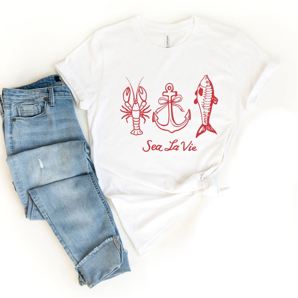 Sea La Vie 3 Across - Women's Short Sleeve Tee