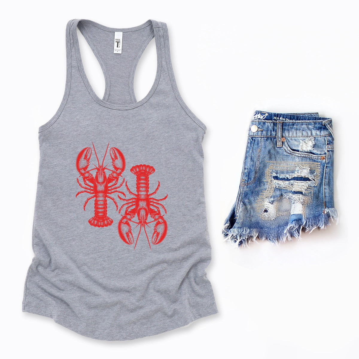 Two Lobsters - Women's Racerback Tank