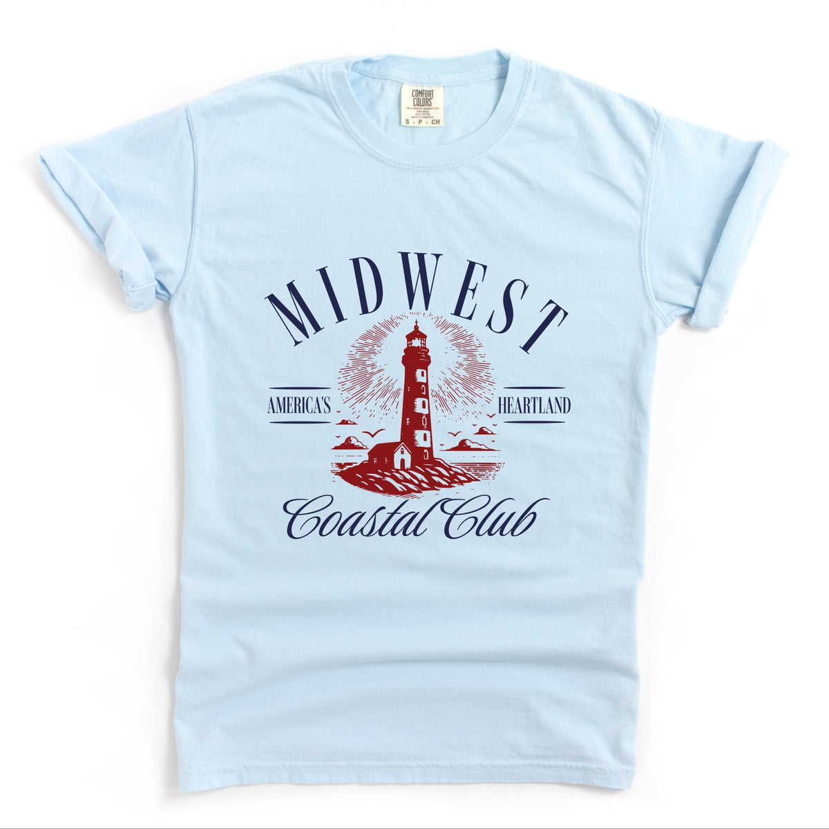 Midwest Coastal Club - Women's Garment Dyed Tee
