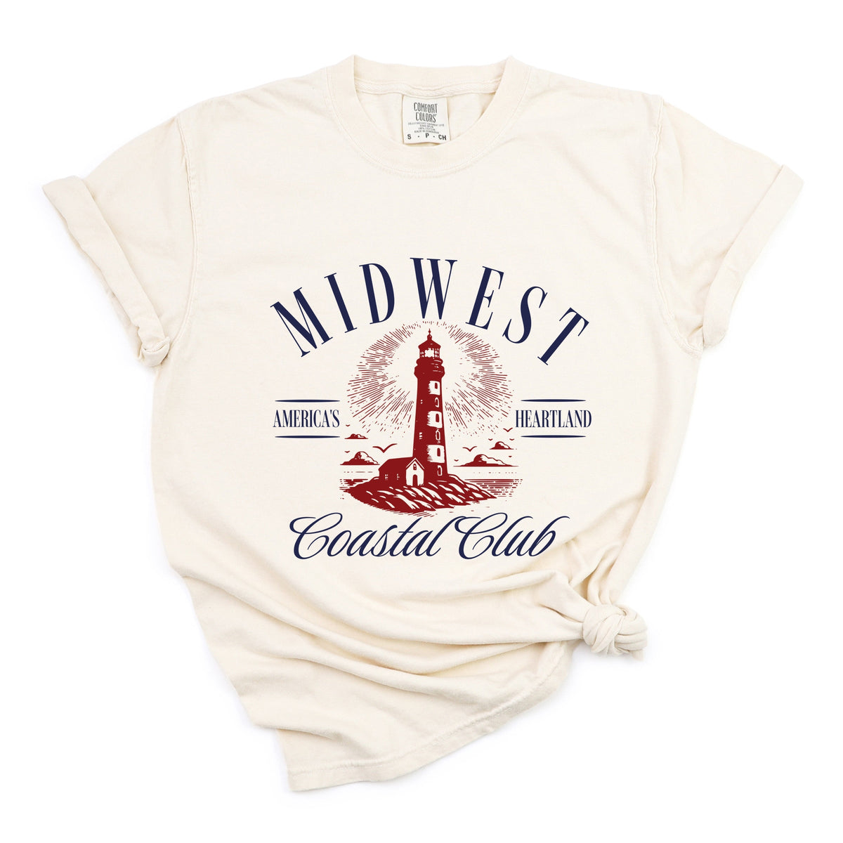 Midwest Coastal Club - Women's Garment Dyed Tee