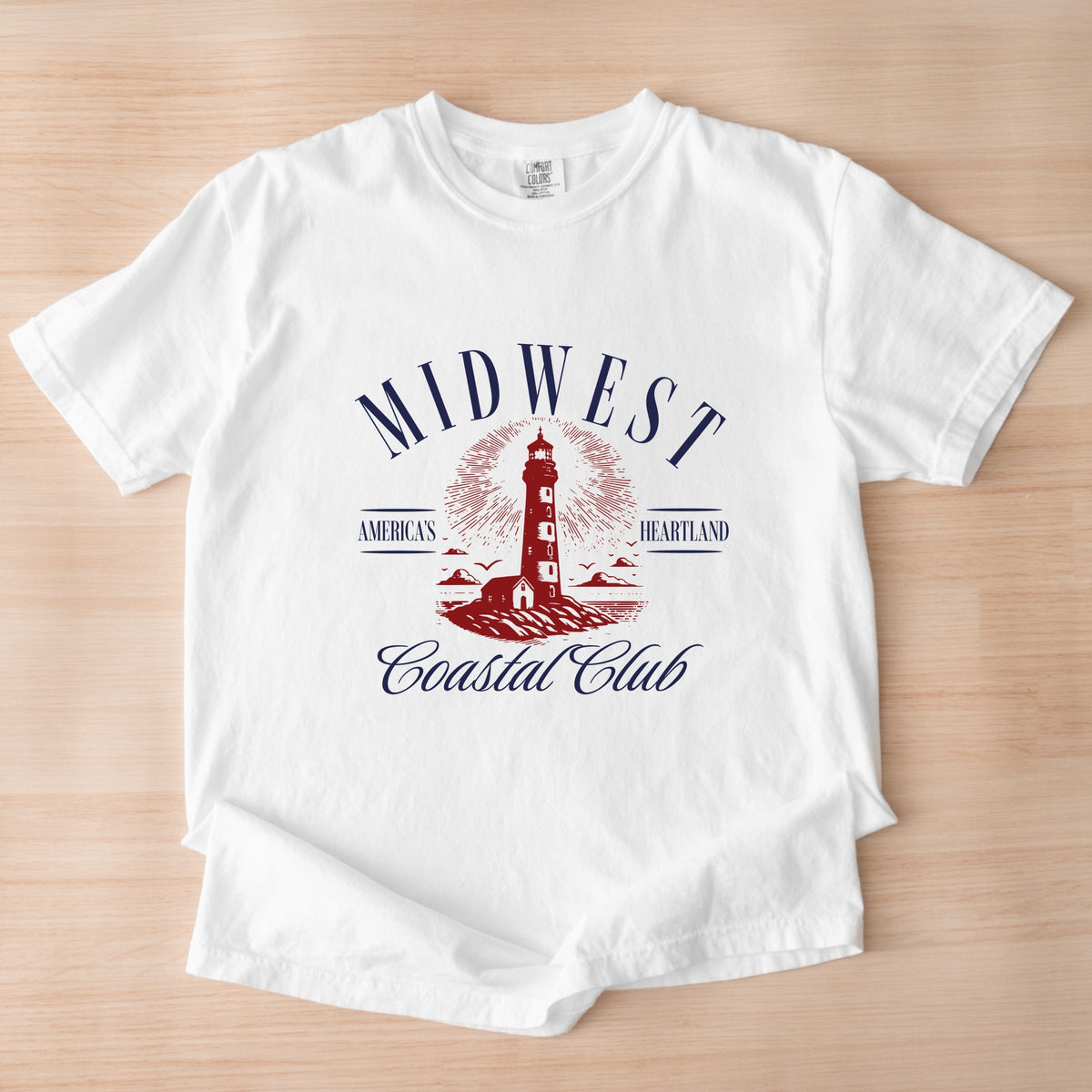 Midwest Coastal Club - Women's Garment Dyed Tee