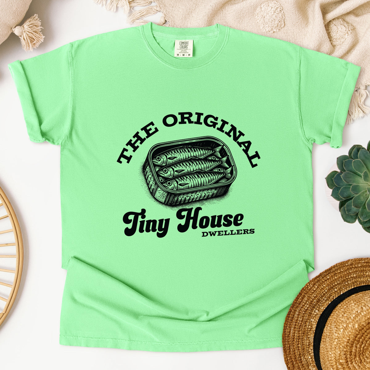 Original Tiny House Dwellers - Women's Garment Dyed Tee