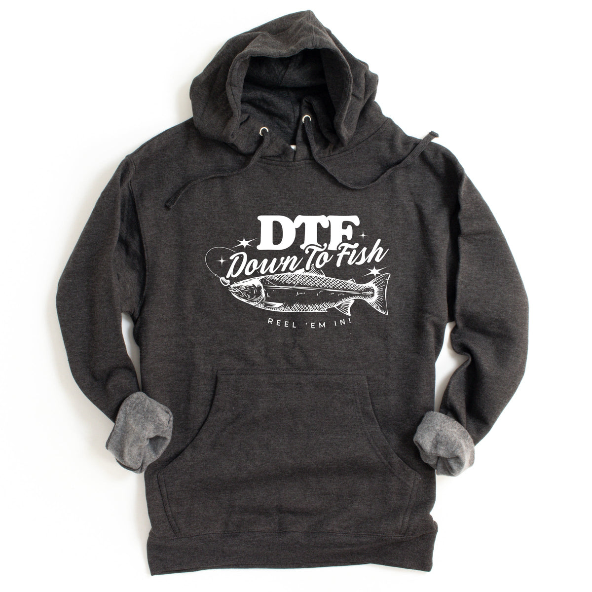 DTF Down To Fish - Women's Graphic Hoodie