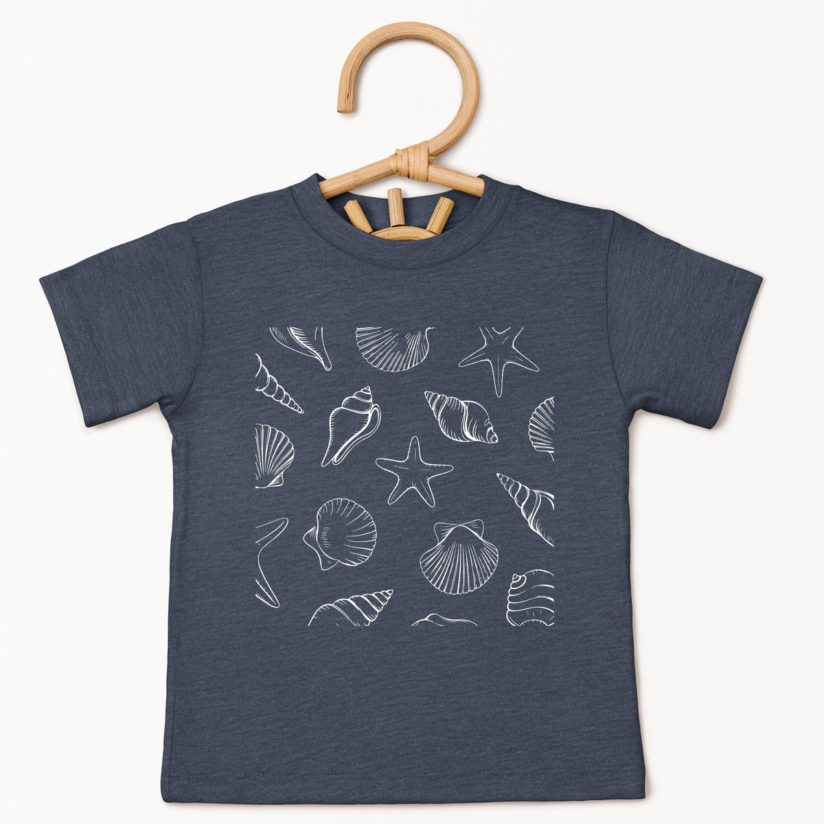 Seashells Square - Toddler Short Sleeve Graphic T-Shirt