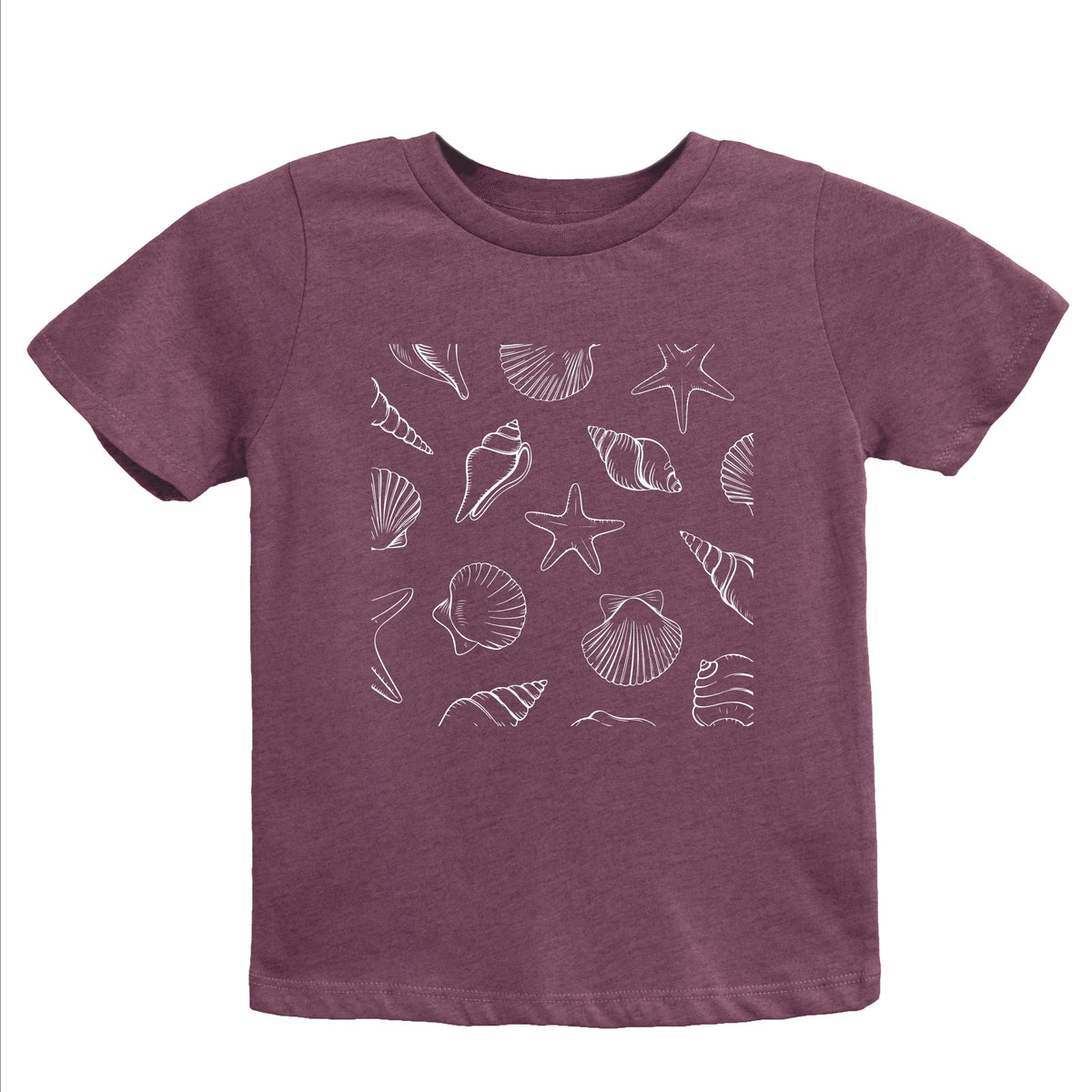 Seashells Square - Youth Short Sleeve Graphic T-Shirt