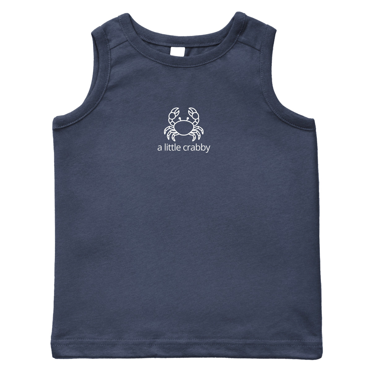 A Little Crabby Outline - Toddler Graphic Tank