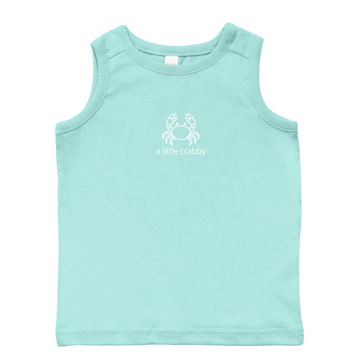 A Little Crabby Outline - Toddler Graphic Tank