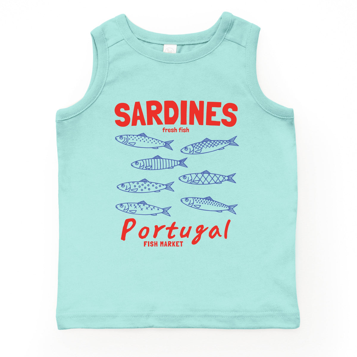 Sardines Portugal Fish Market - Youth Tank Top