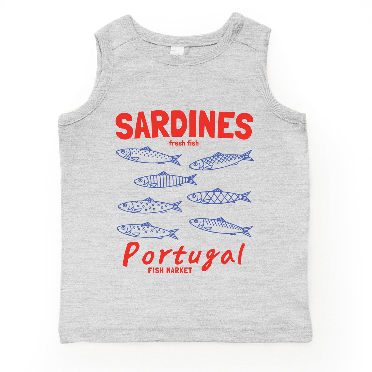 Sardines Portugal Fish Market - Youth Tank Top