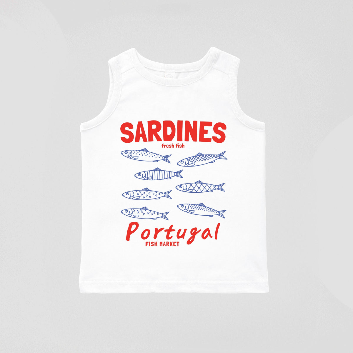 Sardines Portugal Fish Market - Youth Tank Top