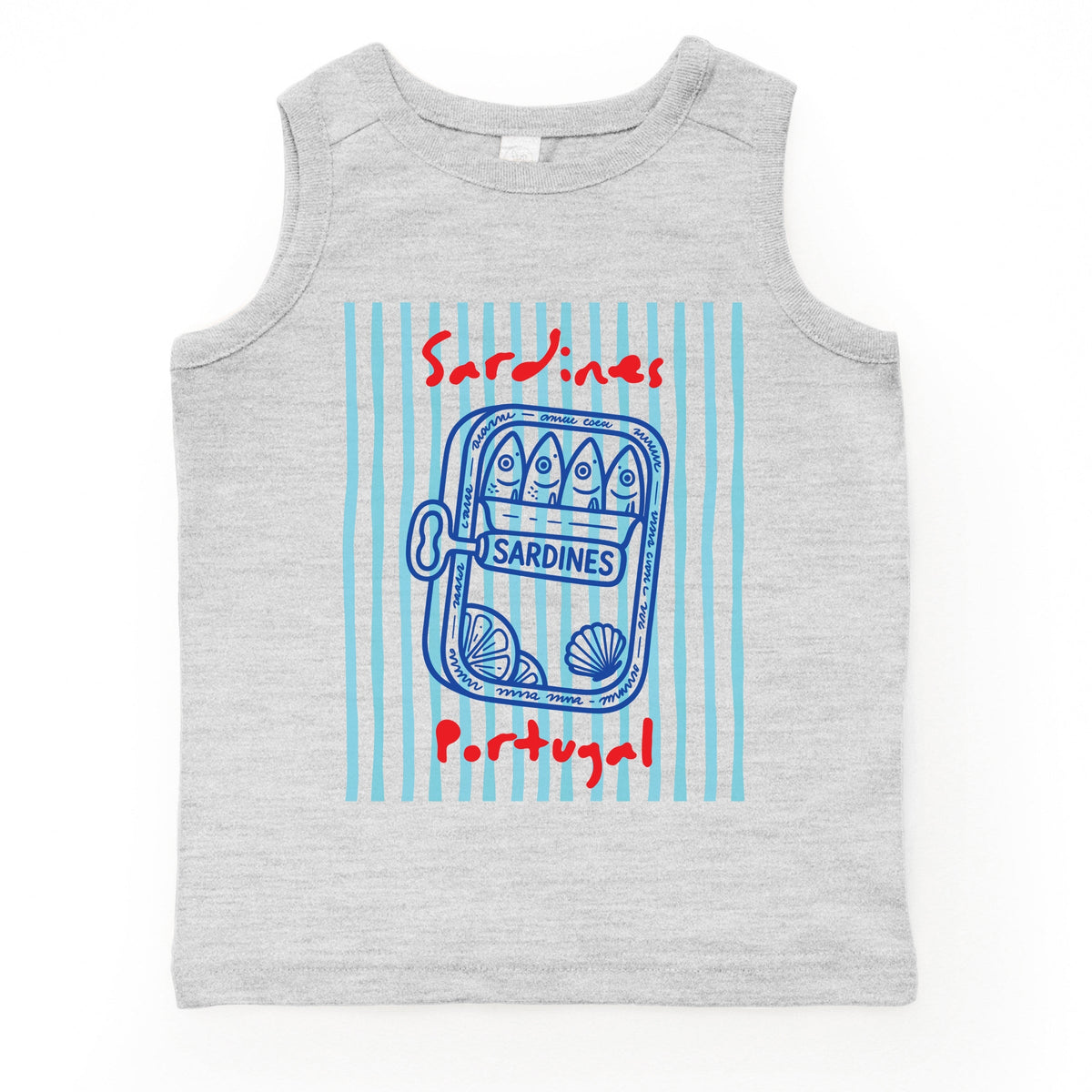 Sardines Portugal Stripes - Toddler Graphic Tank