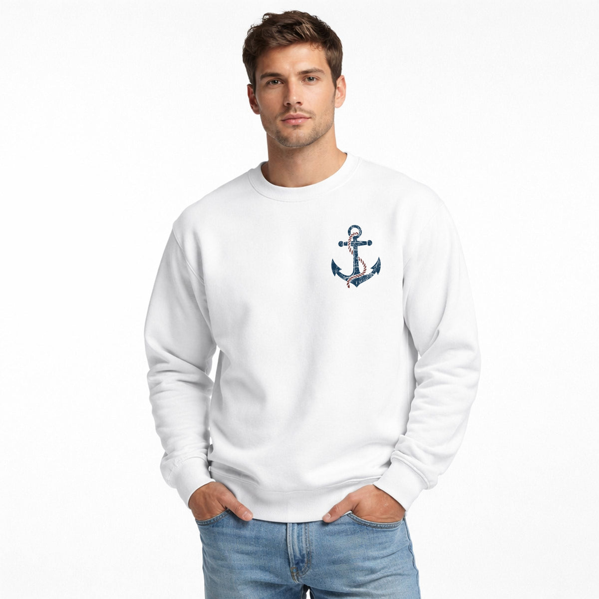 Lighthouse Guardian Of All Mariners - Men's Graphic Sweatshirt