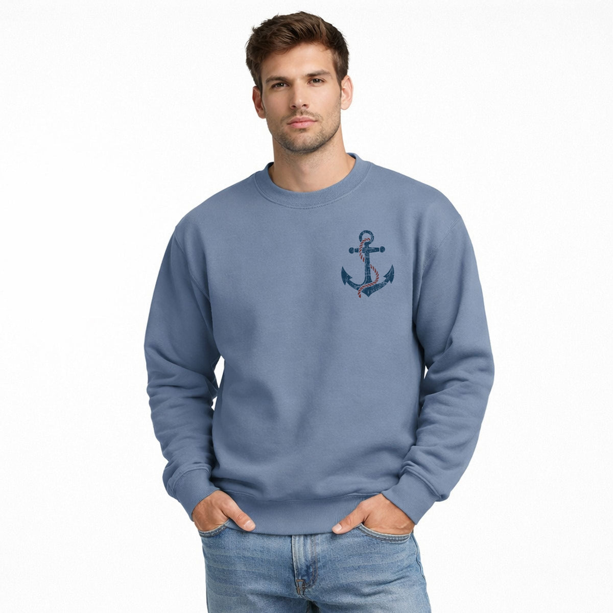 Lighthouse Guardian Of All Mariners - Men's Graphic Sweatshirt