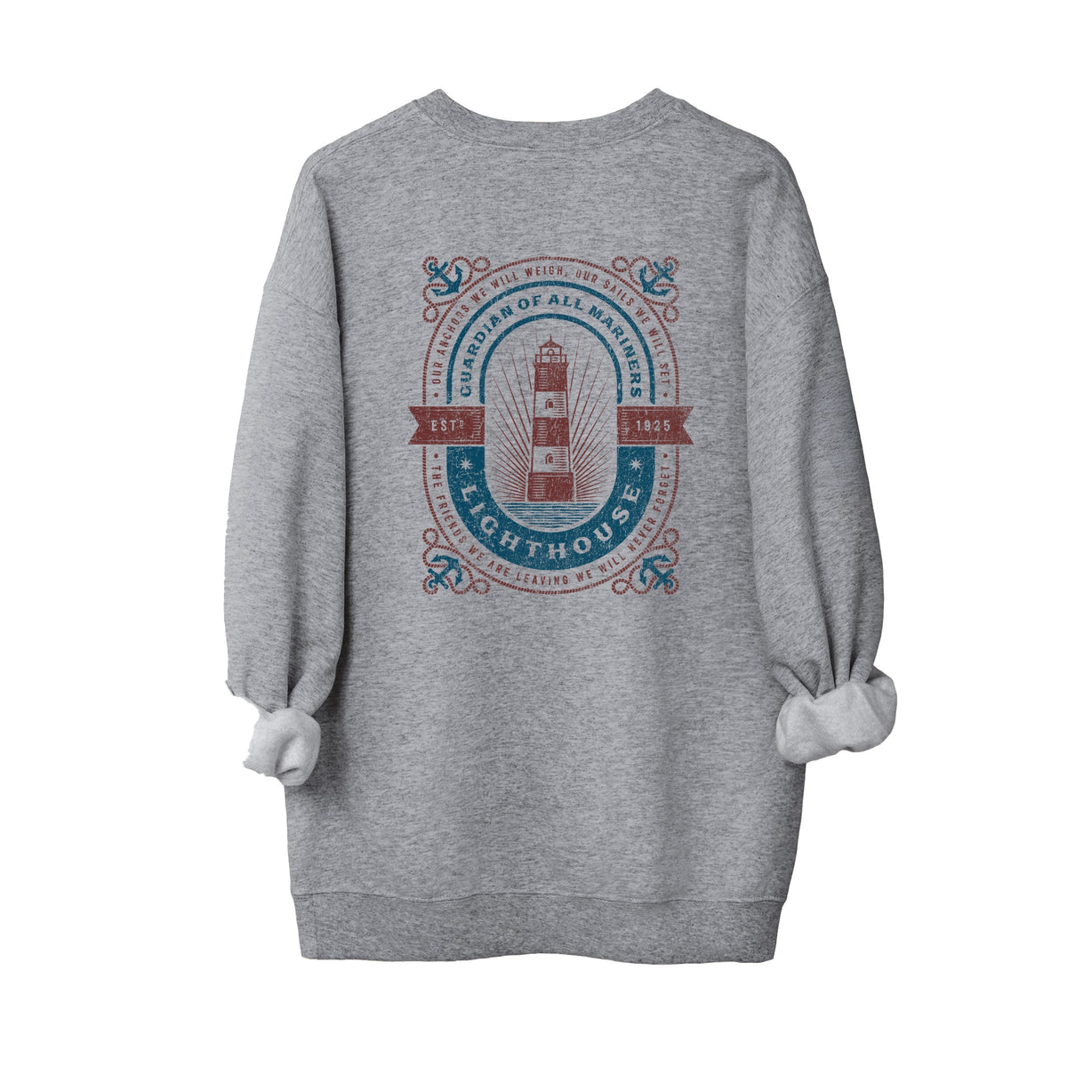 Lighthouse Guardian Of All Mariners - Men's Graphic Sweatshirt