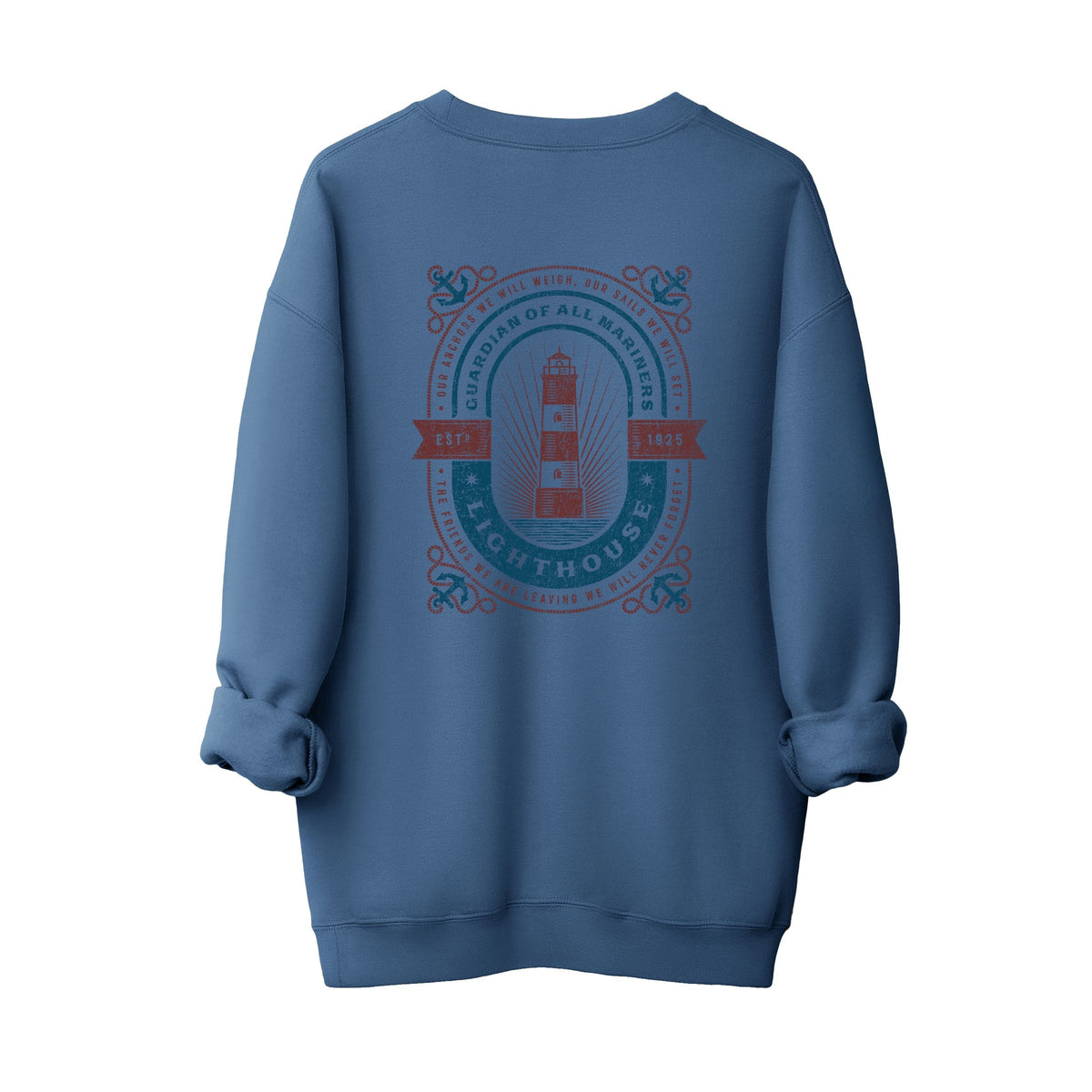 Lighthouse Guardian Of All Mariners - Men's Graphic Sweatshirt