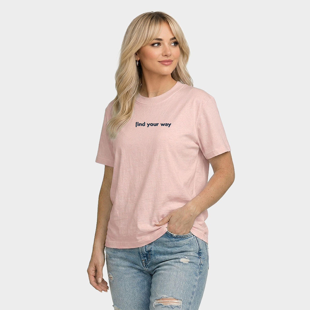 Find Your Way Lighthouse - Women's Relaxed Boxy Tee