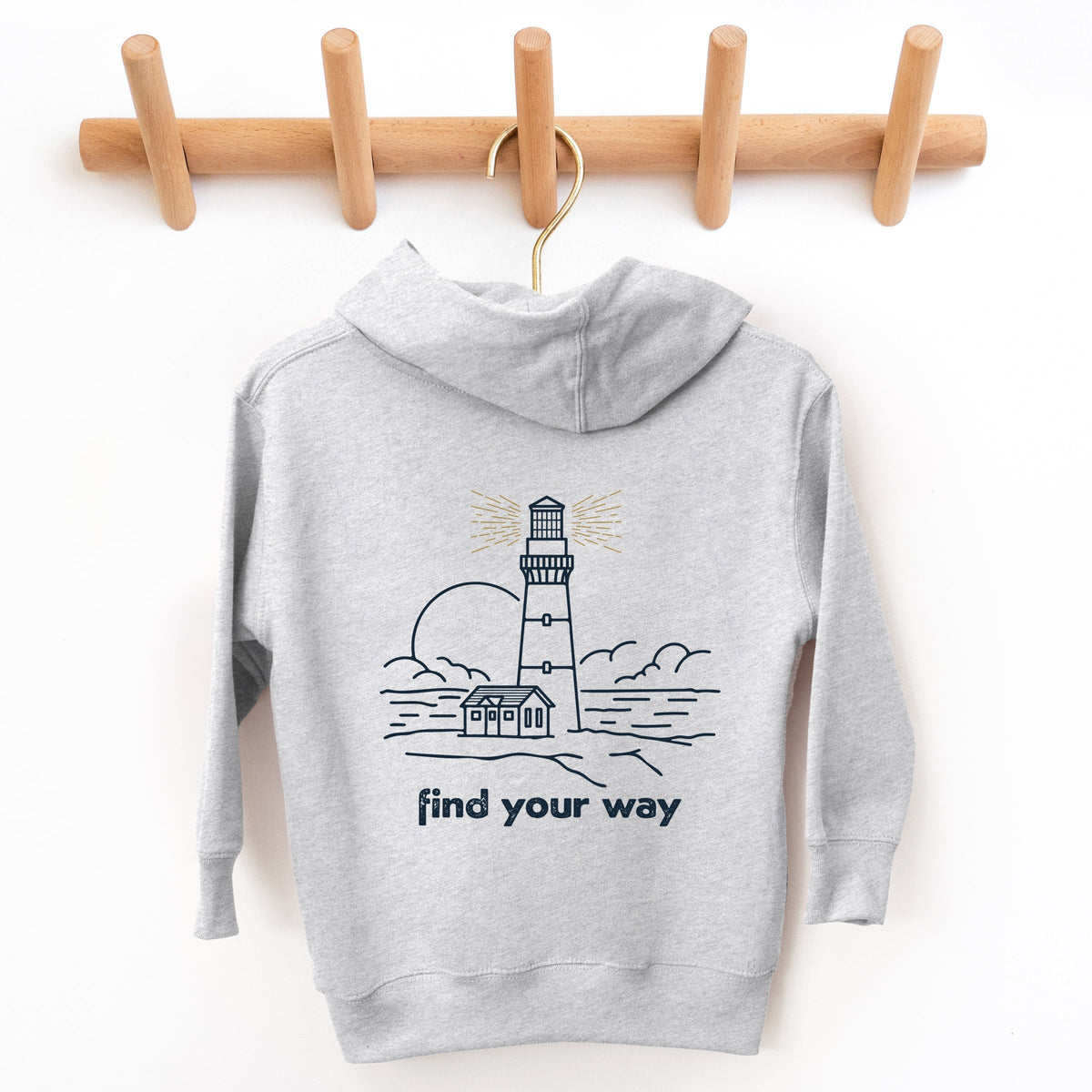 Find Your Way Lighthouse - Toddler Hoodie