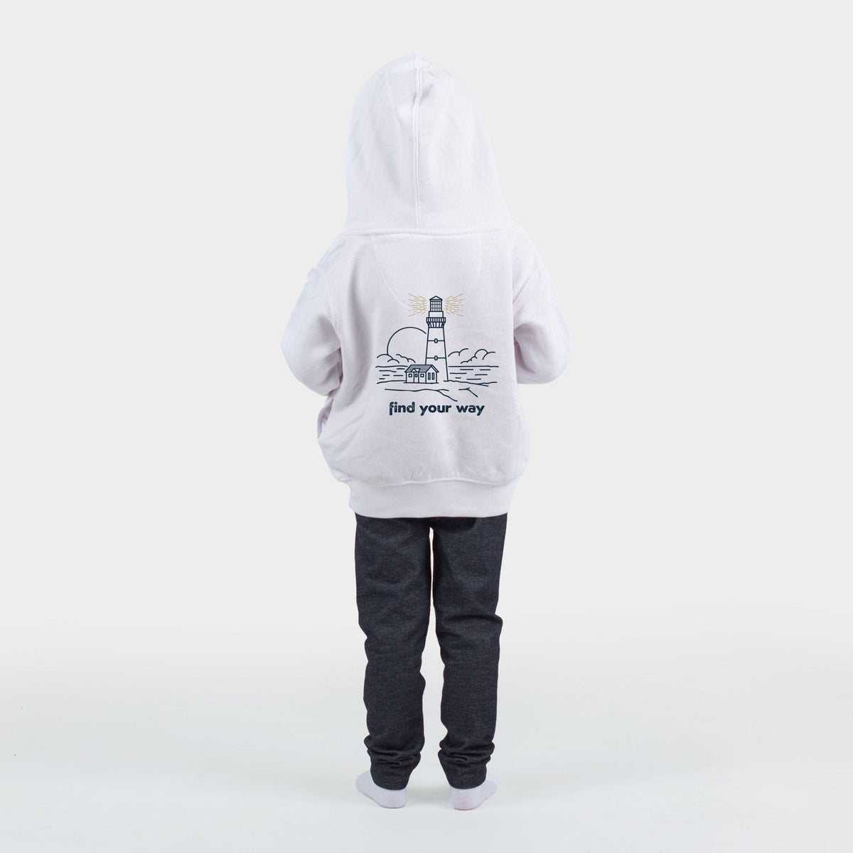 Find Your Way Lighthouse - Toddler Hoodie