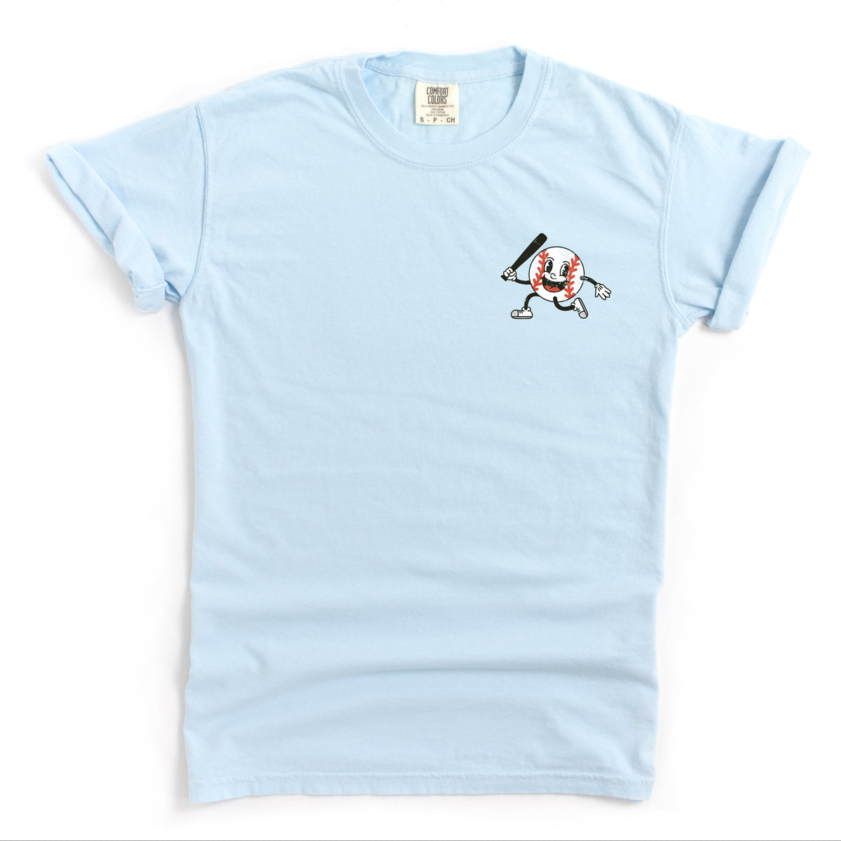 Take Me Out To The Ball Game Distressed - Women's Garment Dyed Tee