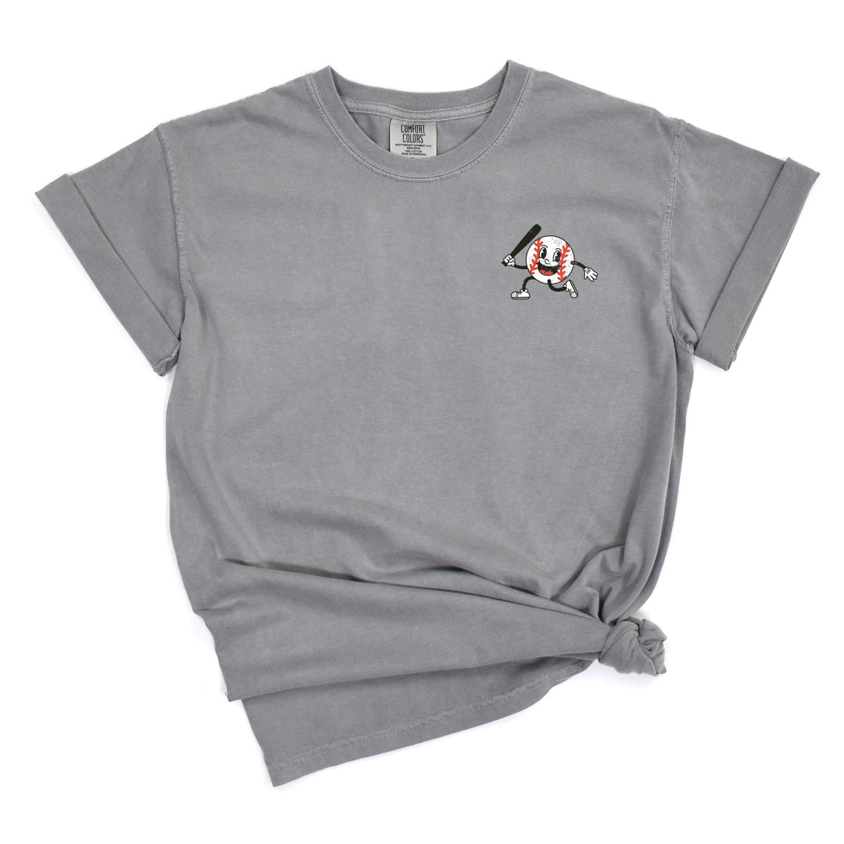 Take Me Out To The Ball Game Distressed - Women's Garment Dyed Tee