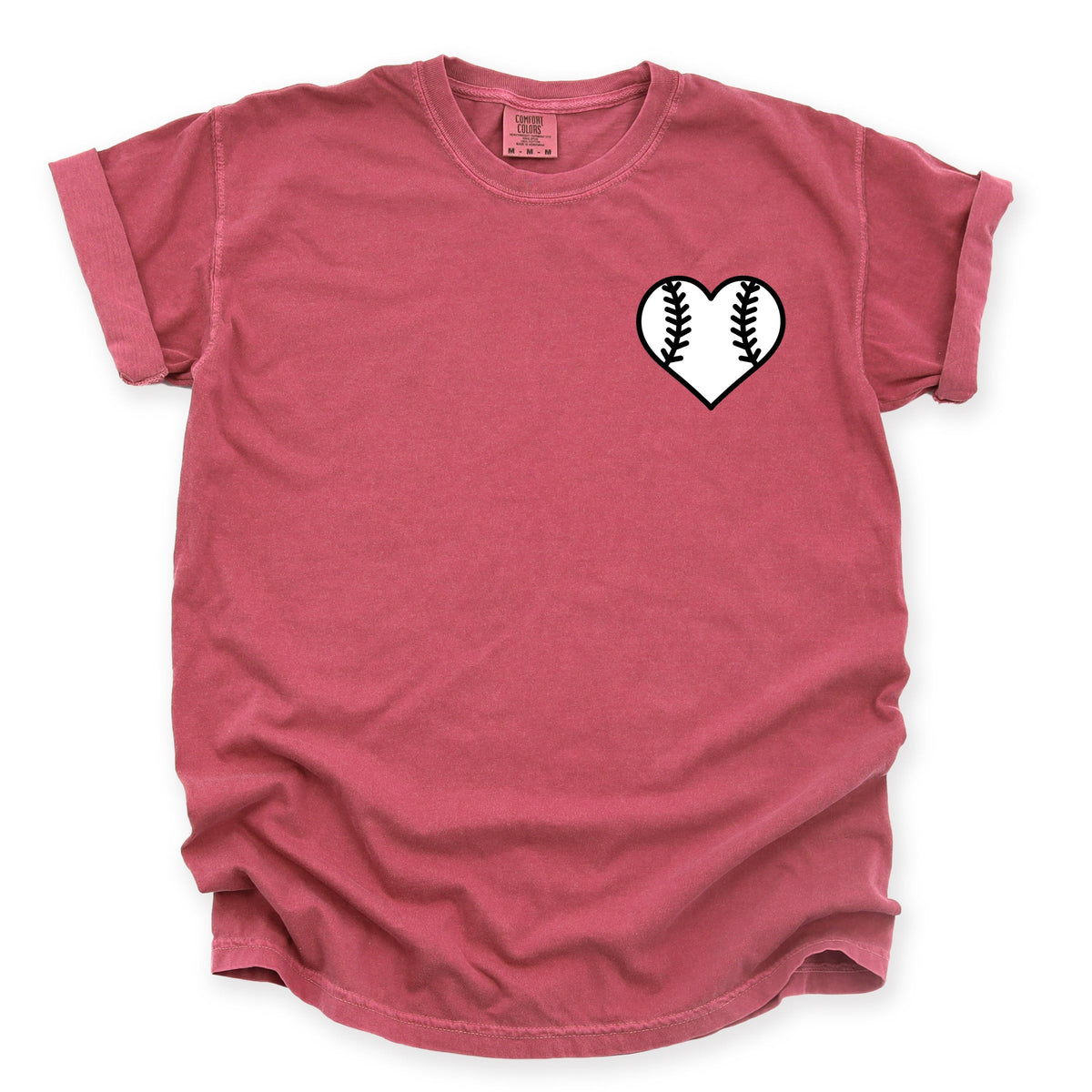 Mama Jersey Heart - Women's Garment Dyed Tee