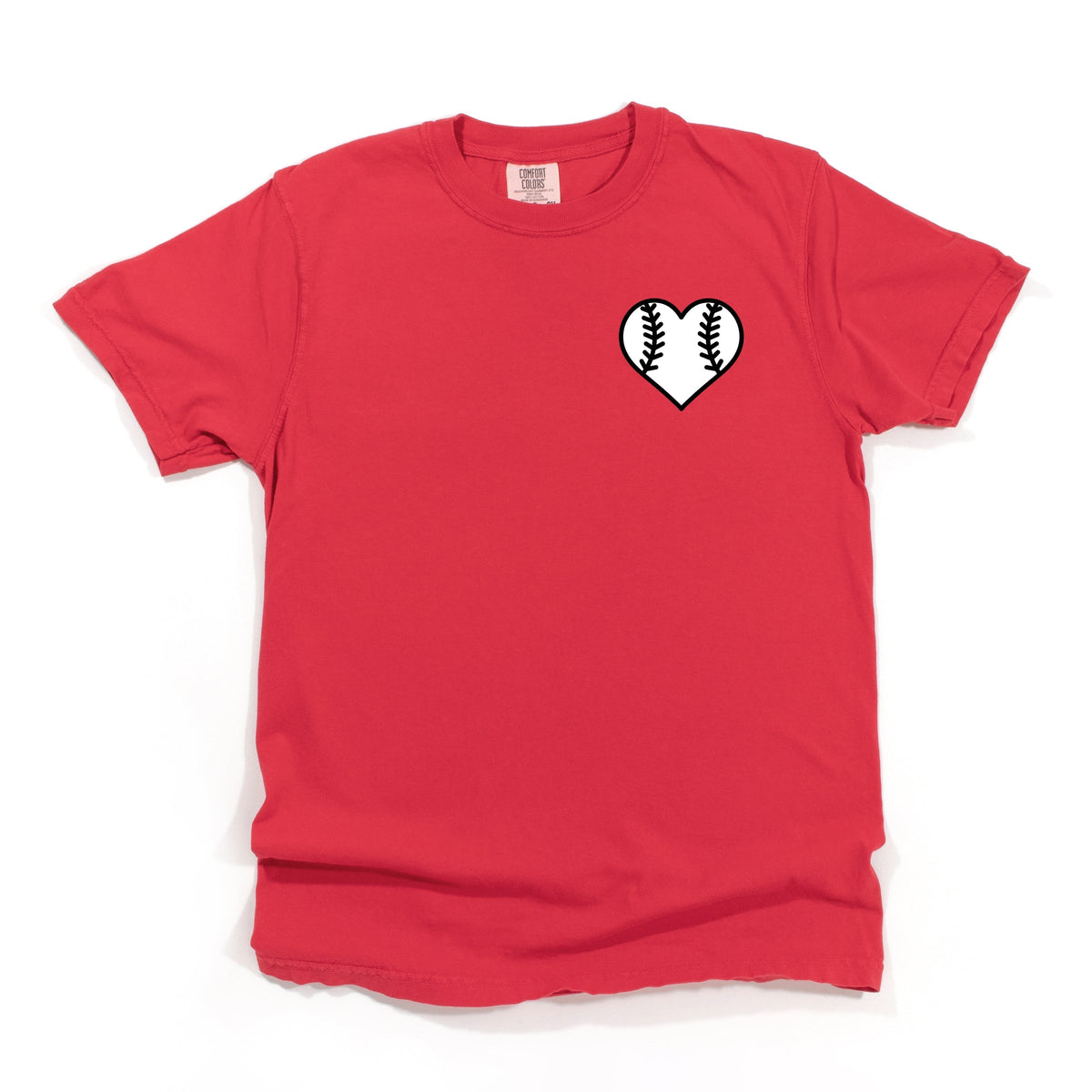 Mama Jersey Heart - Women's Garment Dyed Tee