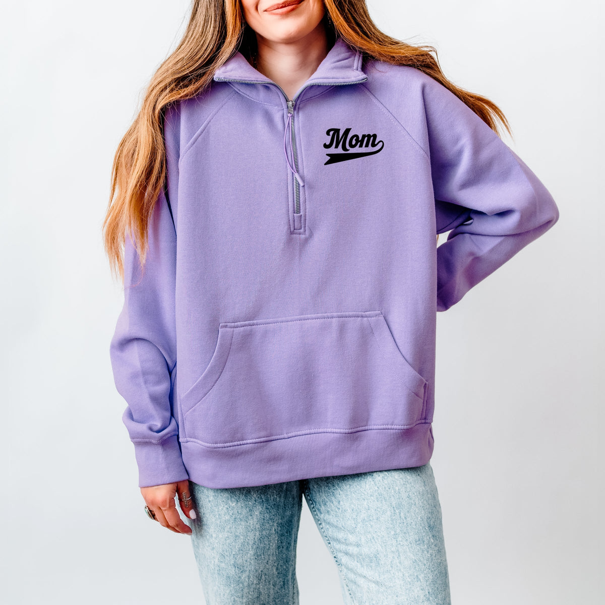 Motherhood University Jersey  - Quarter Zip Fleece