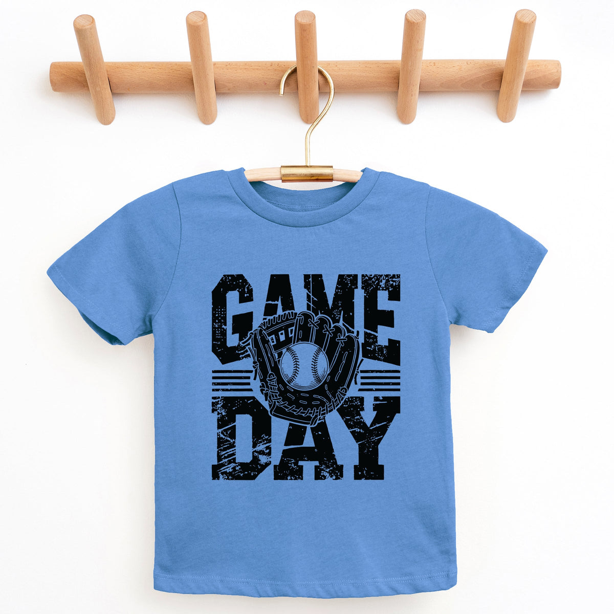 Baseball Game Day Glove - Youth Short Sleeve Graphic T-Shirt