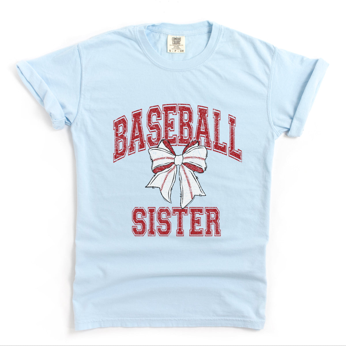 Baseball Sister Coquette - Women's Garment Dyed Graphic T-Shirt