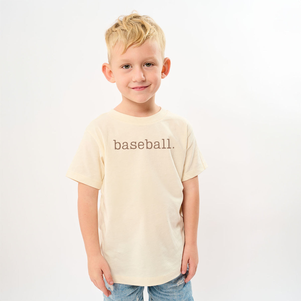 Baseball Typewriter - Youth Short Sleeve Graphic T-Shirt