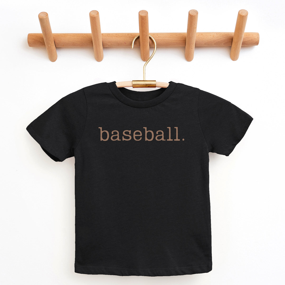 Baseball Typewriter - Youth Short Sleeve Graphic T-Shirt