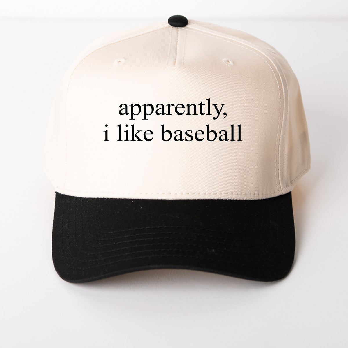 Apparently, I Like Baseball - Women's Canvas Trucker Hat