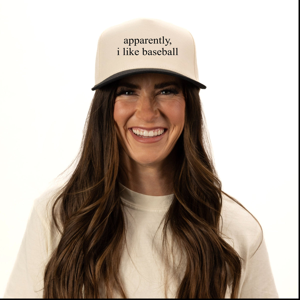 Apparently, I Like Baseball - Women's Canvas Trucker Hat