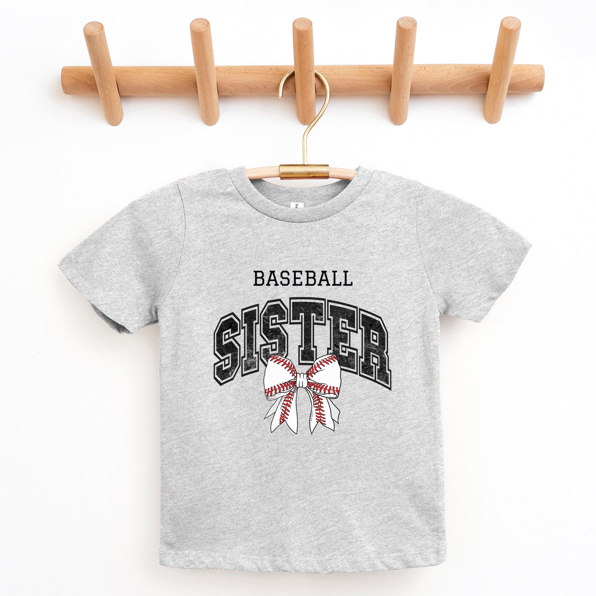 Baseball Sister Varsity Coquette - Youth Short Sleeve Graphic T-Shirt