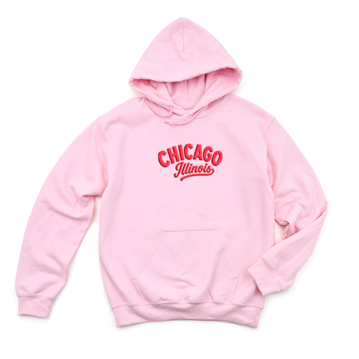 Chicago Vibrant Puff Print - Women's Graphic Hoodie
