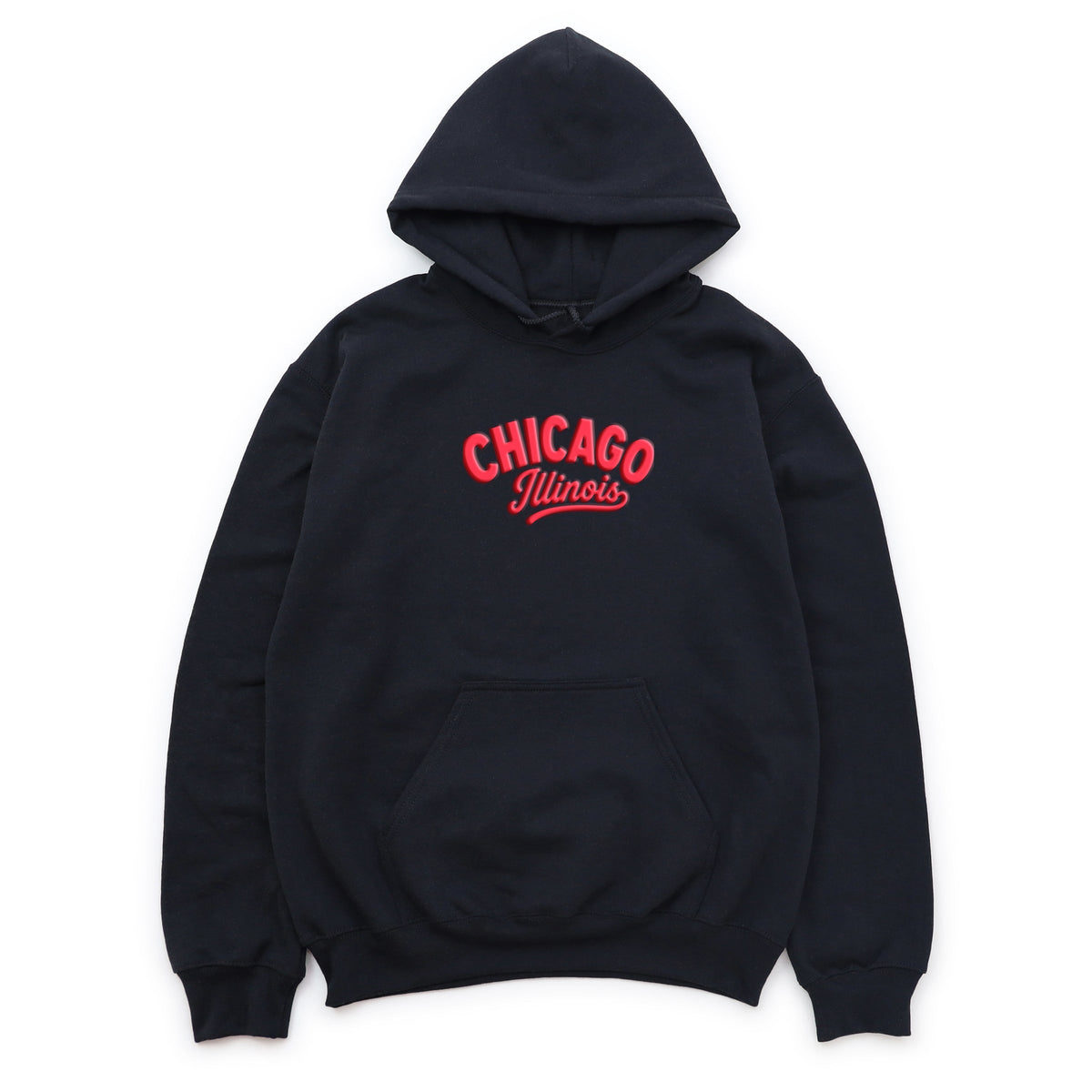 Chicago Vibrant Puff Print - Women's Graphic Hoodie
