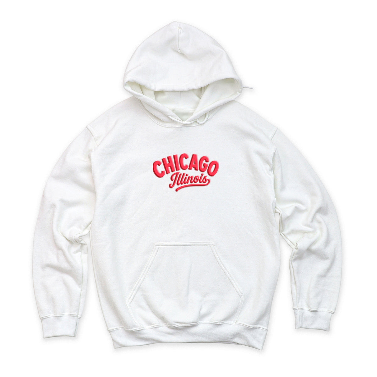 Chicago Vibrant Puff Print - Women's Graphic Hoodie